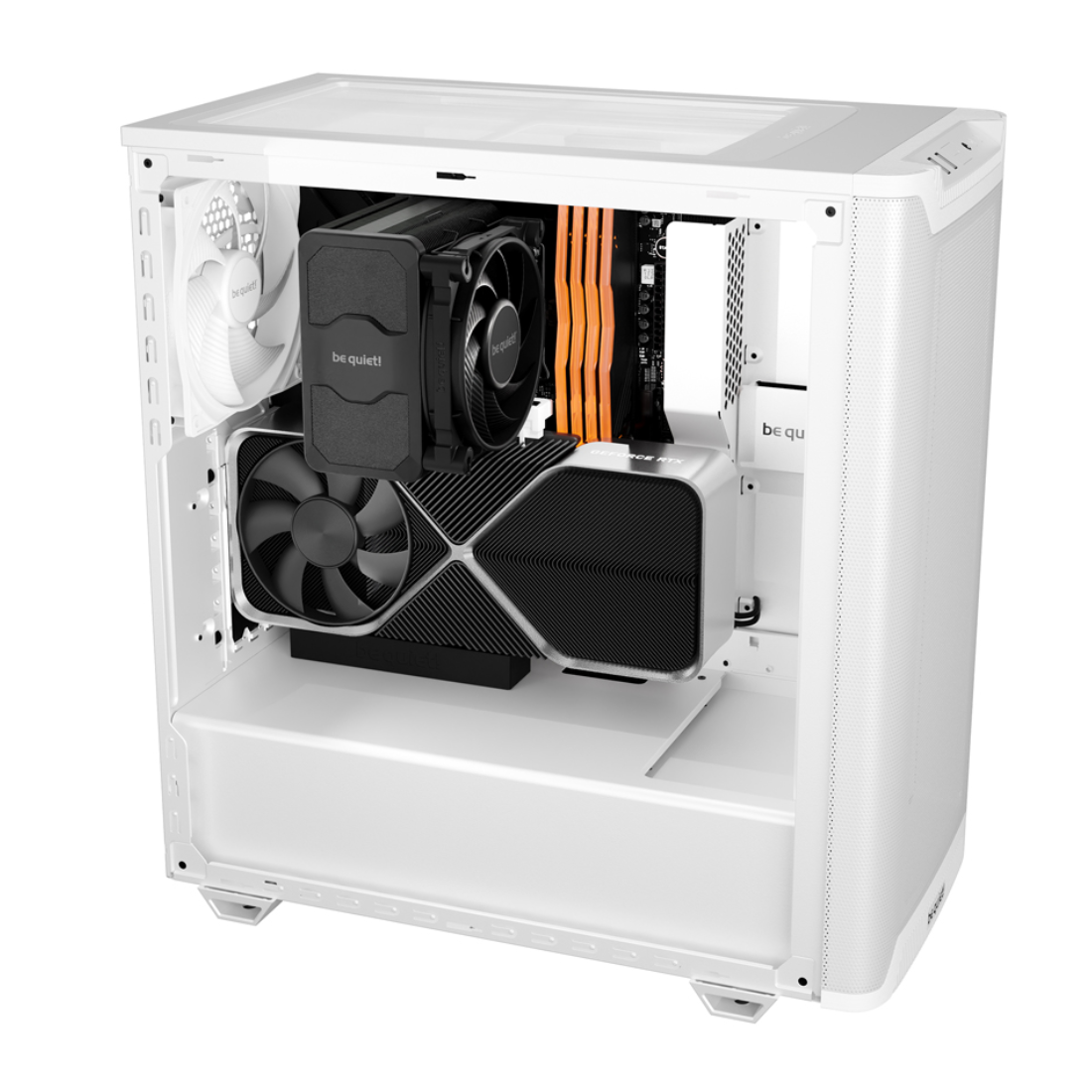 Компьютерный корпус Bequiet! Pure Base 501 Airflow Window White Без Б/П