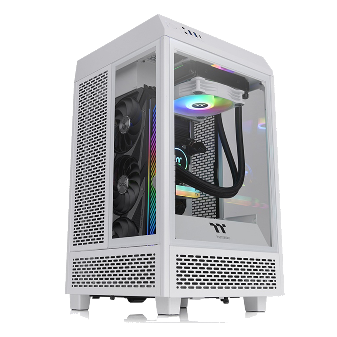 Компьютерный корпус Thermaltake The Tower 100 Snow без Б/П