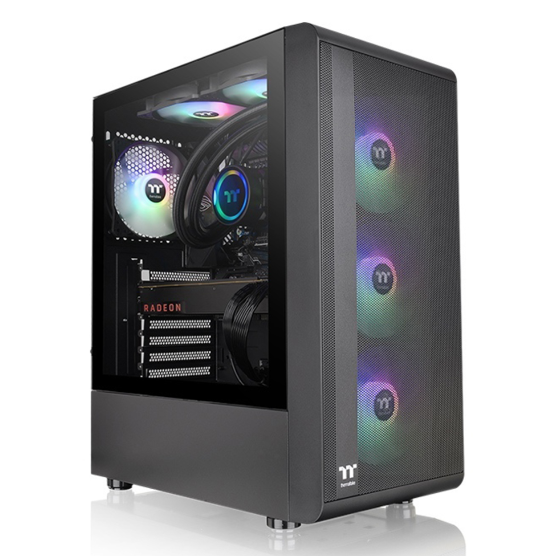 Компьютерный корпус Thermaltake S200 TG ARGB Black без Б/П