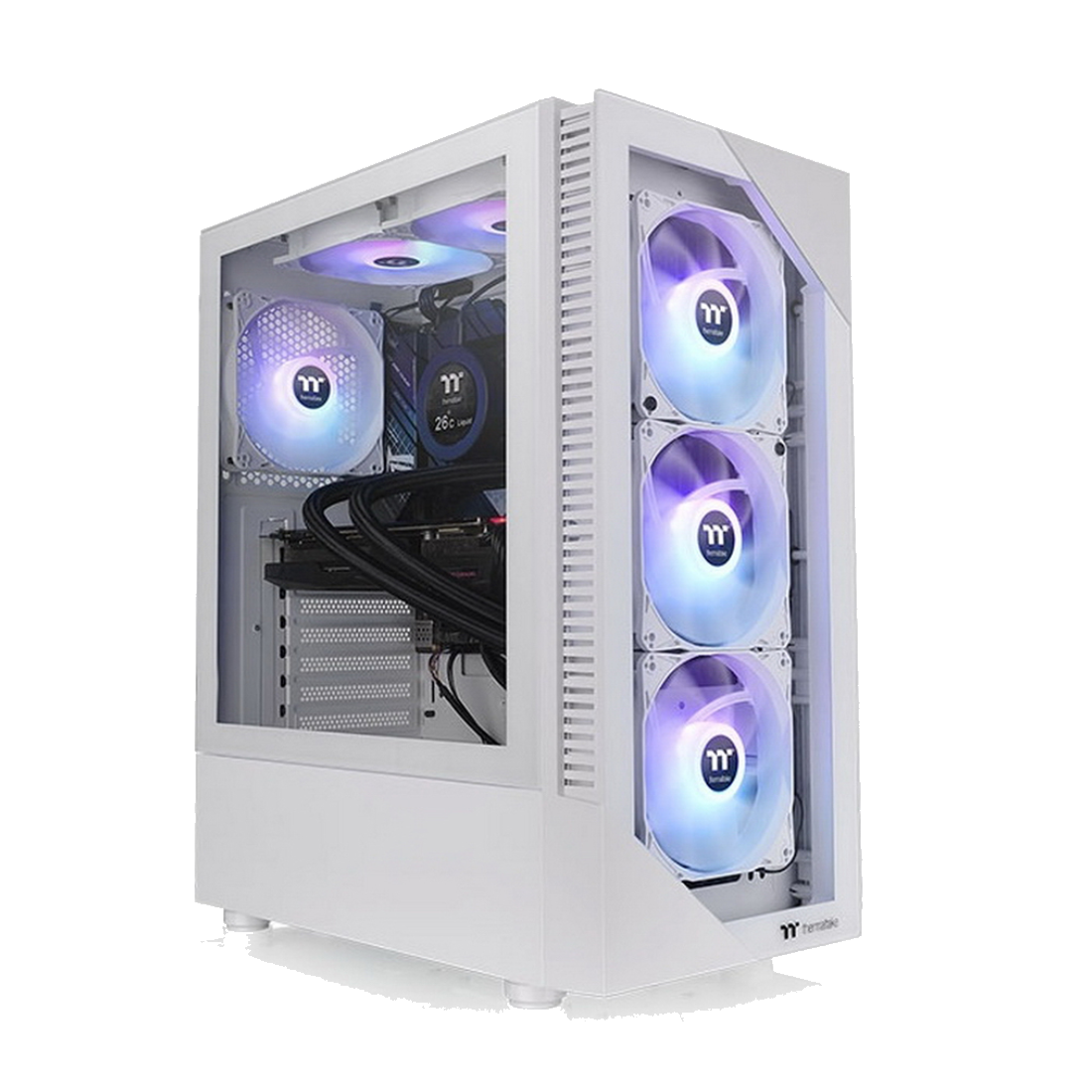 Компьютерный корпус Thermaltake View 200 TG Snow ARGB без Б/П