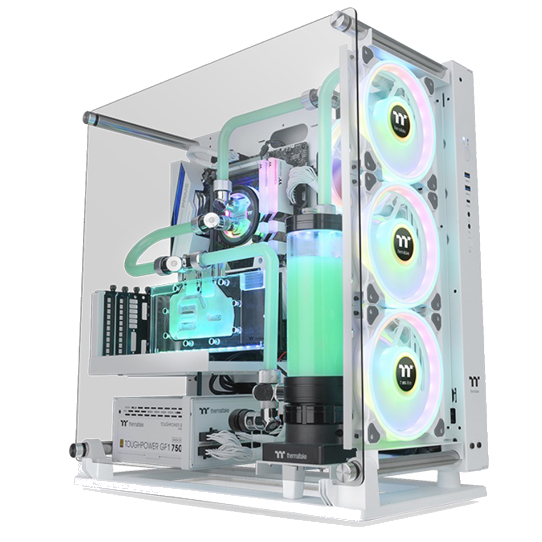 Компьютерный корпус Thermaltake Core P3 TG Pro Snow без Б/П
