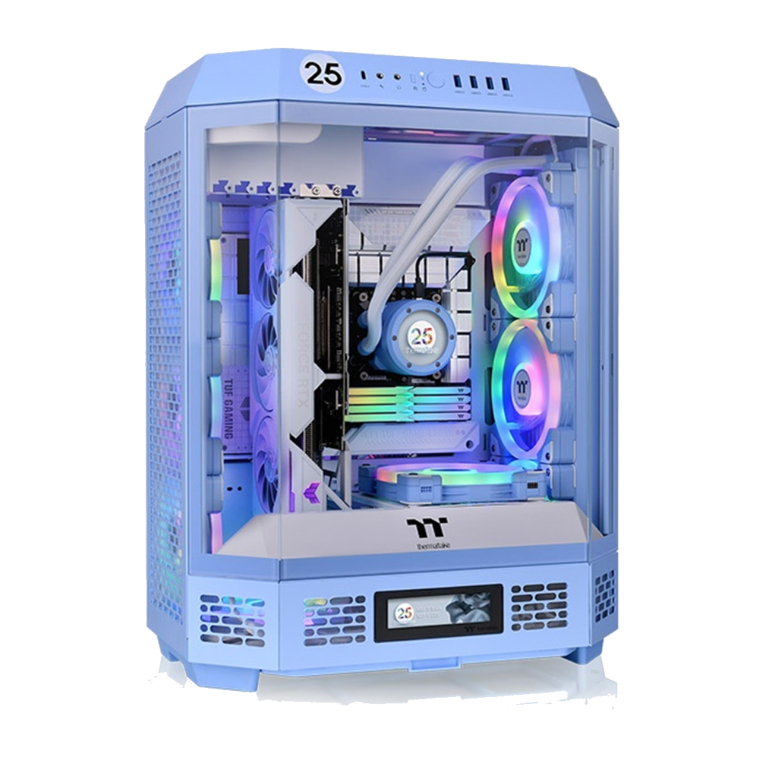 Компьютерный корпус Thermaltake The Tower 600 Hydrangea Blue без Б/П