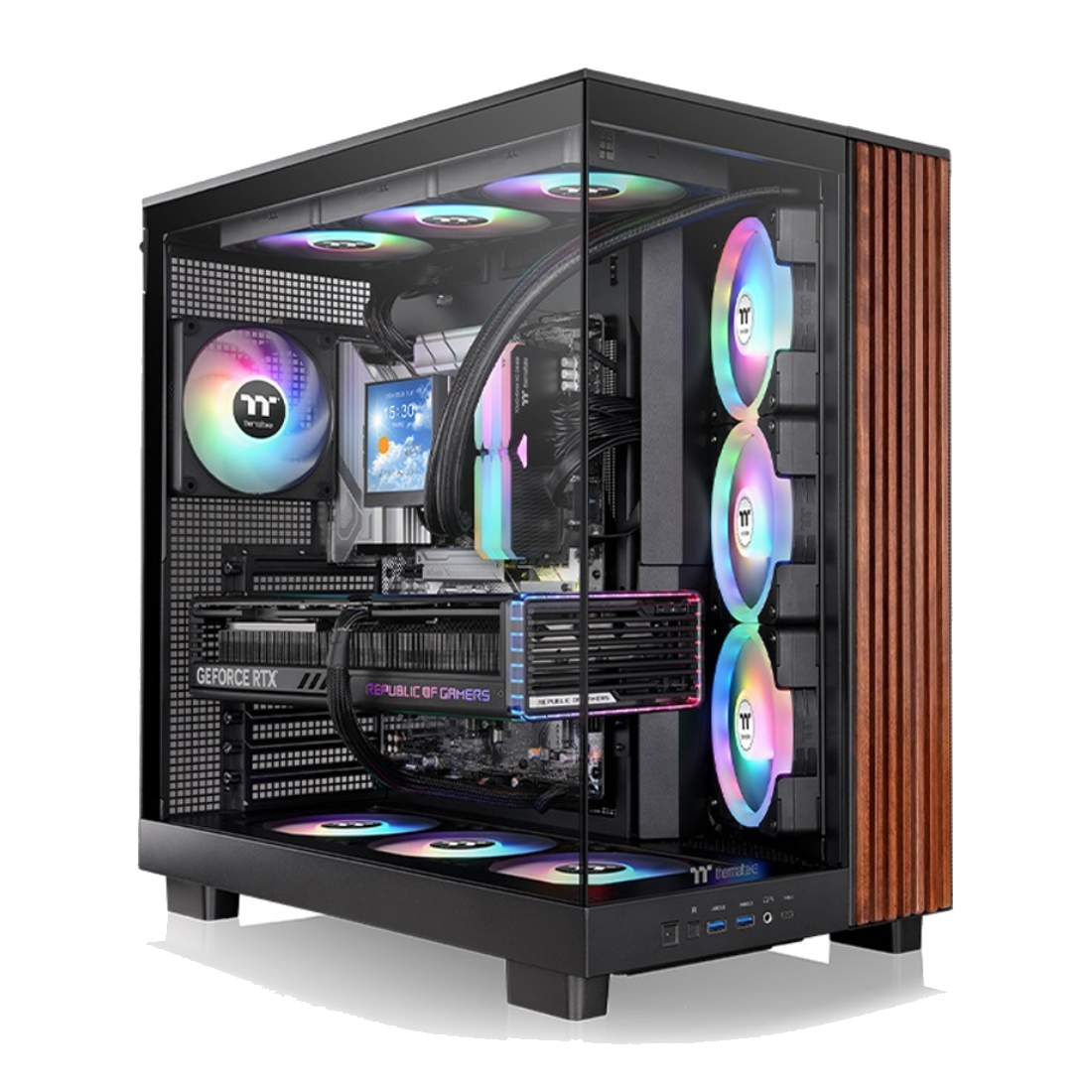Компьютерный корпус Thermaltake View 380 XL WS ARGB Black без Б/П