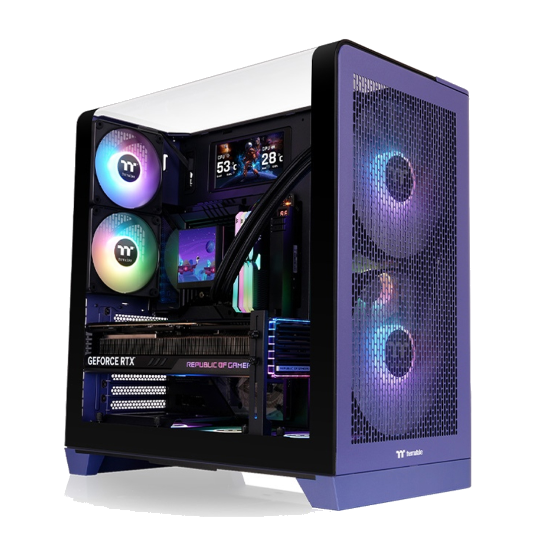 Компьютерный корпус Thermaltake View 390 Air Future Dusk без Б/П