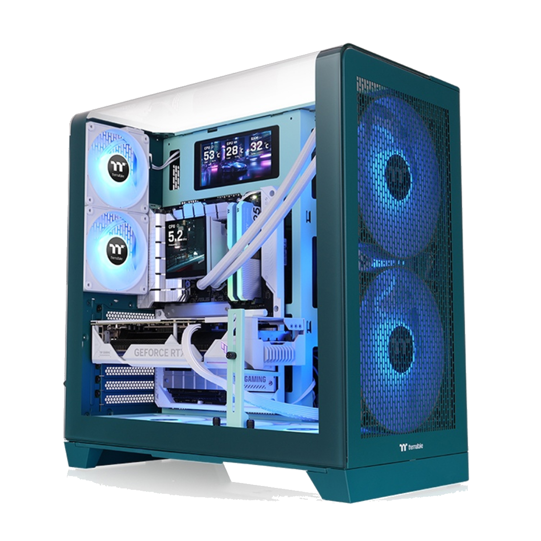 Компьютерный корпус Thermaltake View 390 Air Transformative Teal без Б/П