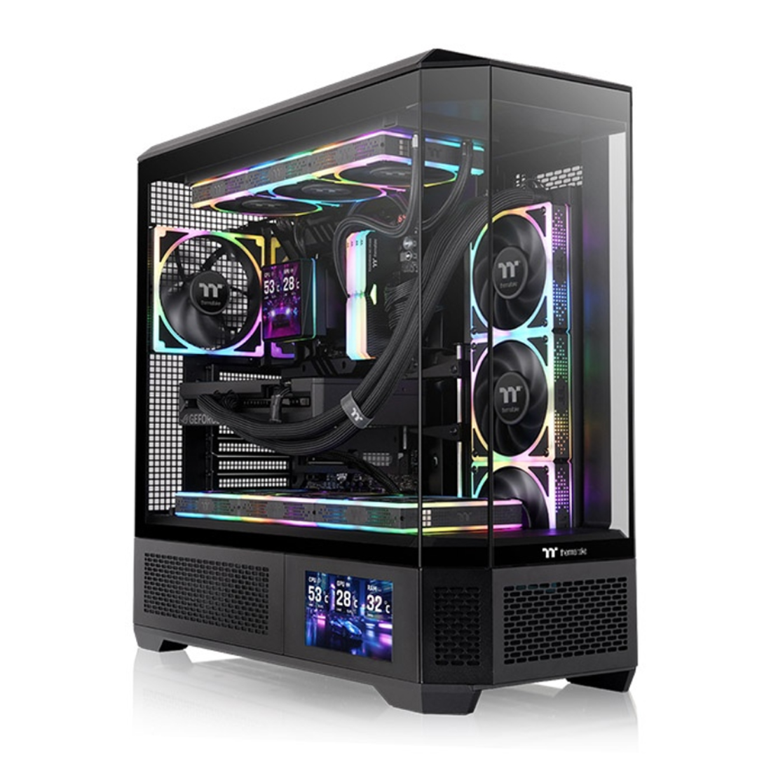 Компьютерный корпус Thermaltake View 600 TG Black без Б/П