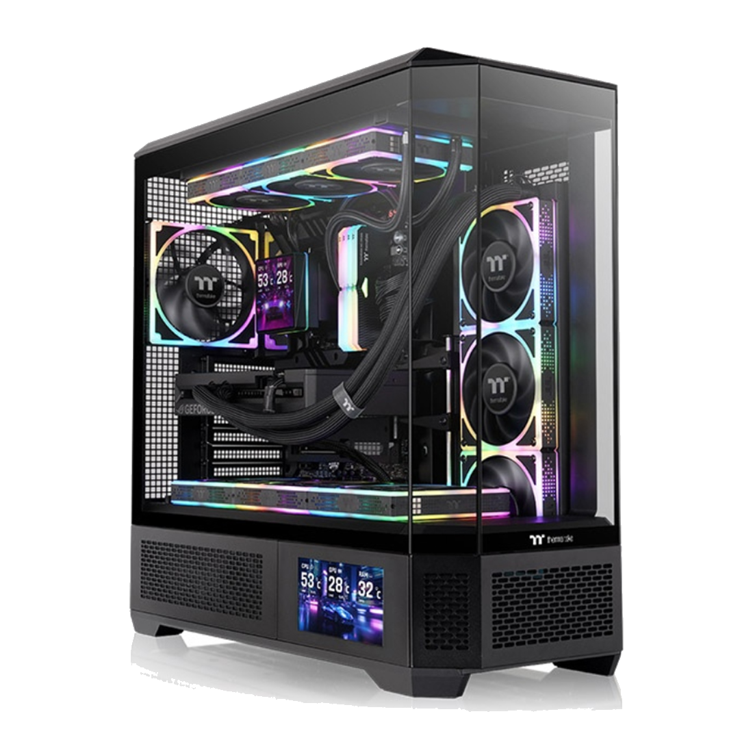 Компьютерный корпус Thermaltake View 600 TG Black без Б/П