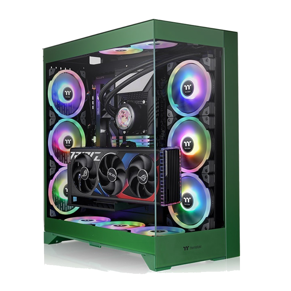 Компьютерный корпус Thermaltake CTE E660 MX Racing Green Б/П
