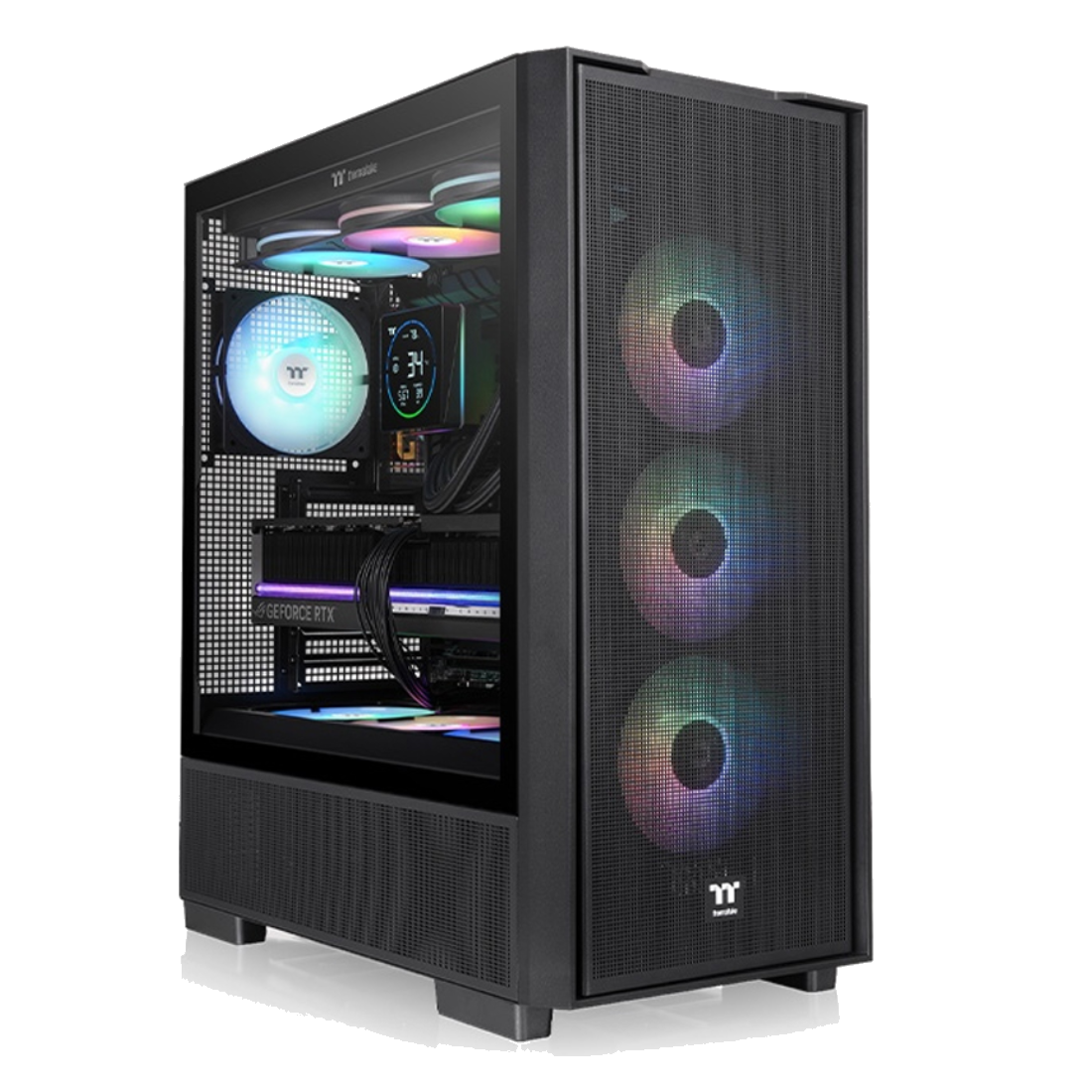 Компьютерный корпус Thermaltake S380 TG Black без Б/П