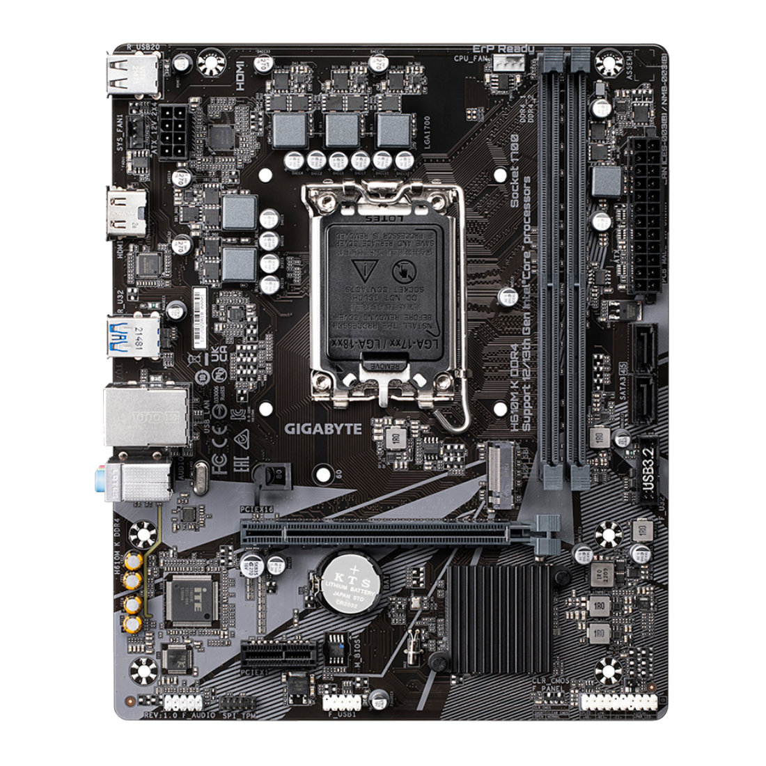 Материнская плата Gigabyte H610M K DDR4
