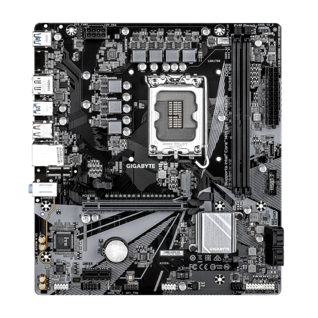 Материнская плата Gigabyte B760M H V2