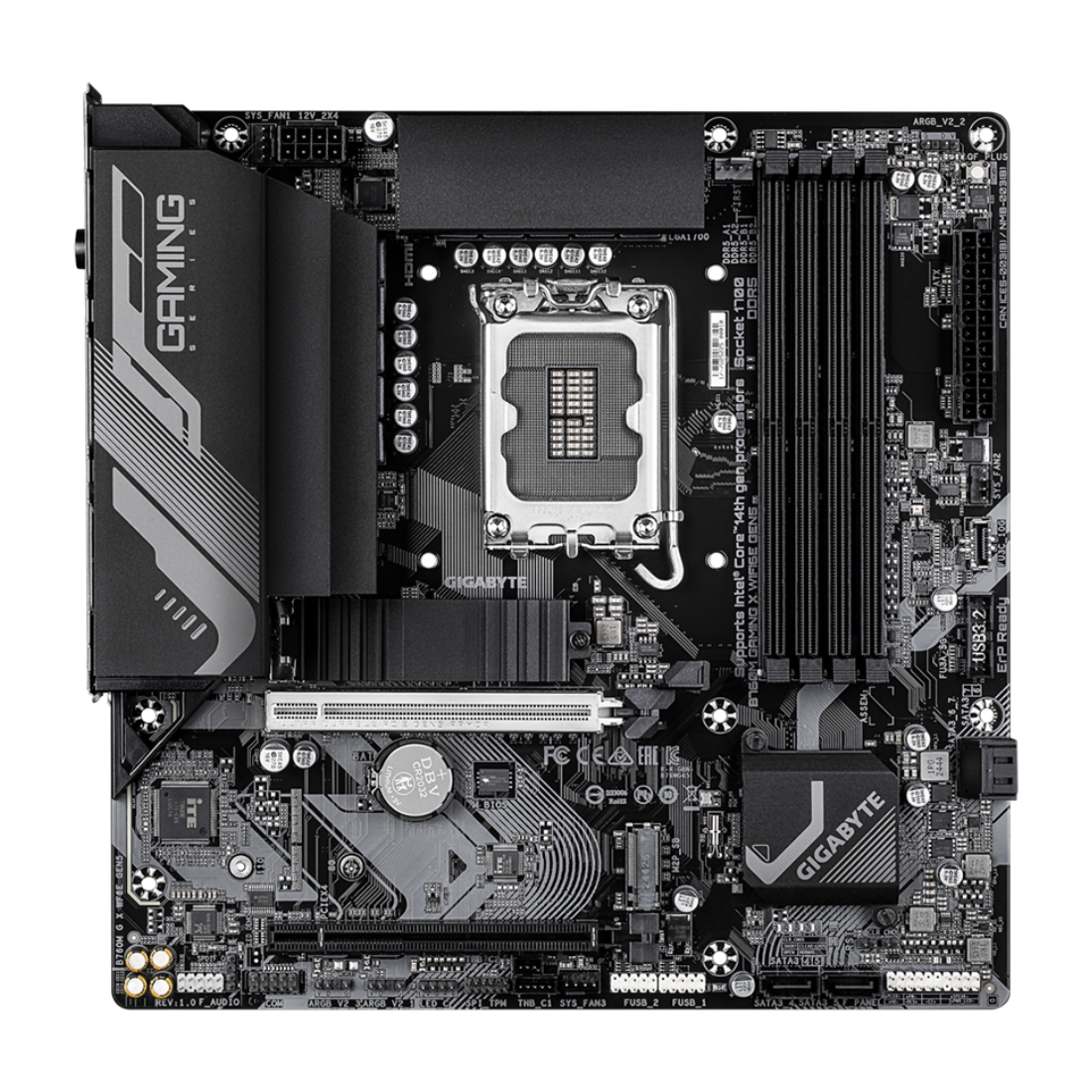Материнская плата Gigabyte B760M GAMING X WIFI6E GEN5