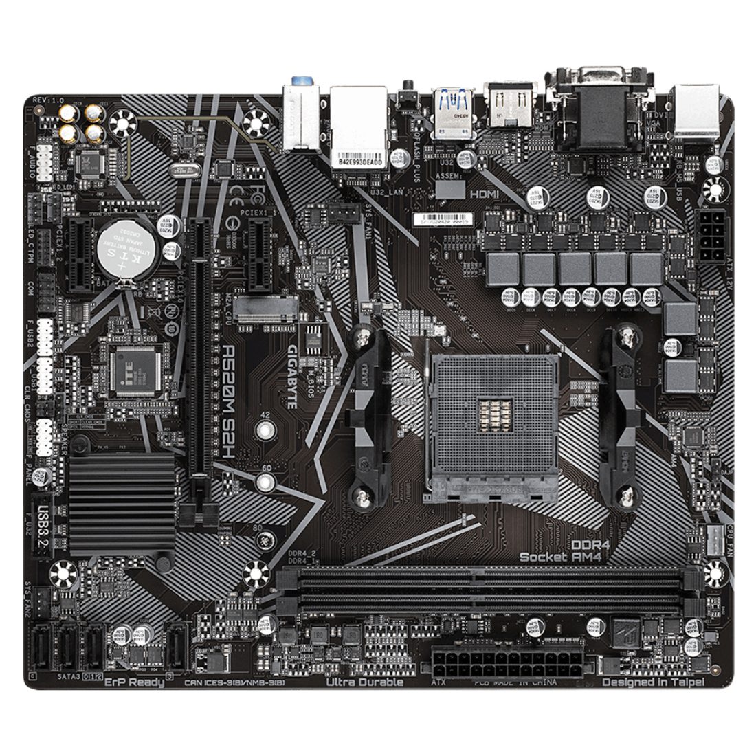 Материнская плата Gigabyte A520M S2H