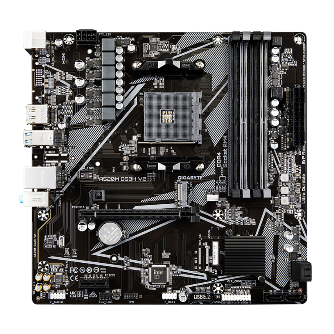 Материнская плата Gigabyte A520M DS3H V2