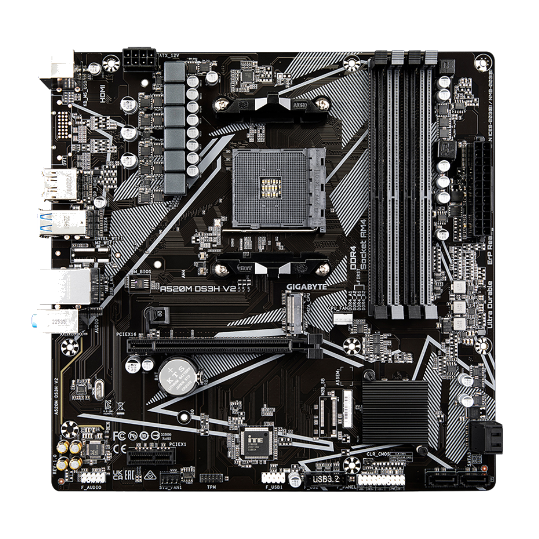 Материнская плата Gigabyte A520M DS3H V2