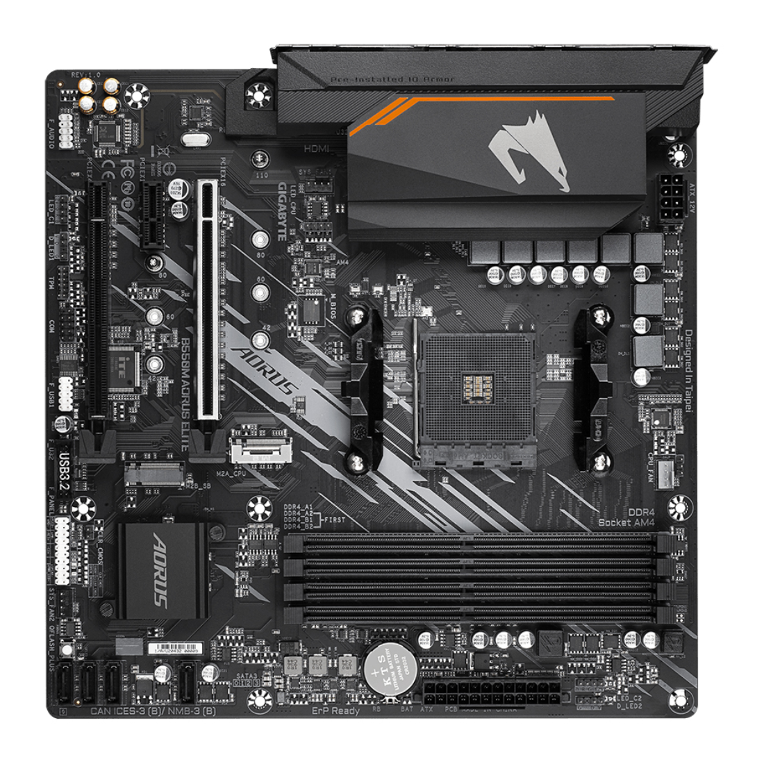 Материнская плата Gigabyte B550M AORUS ELITE