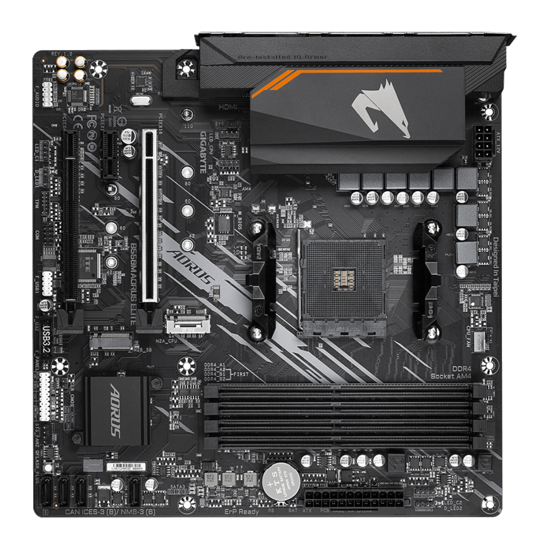 Материнская плата Gigabyte B550M AORUS ELITE