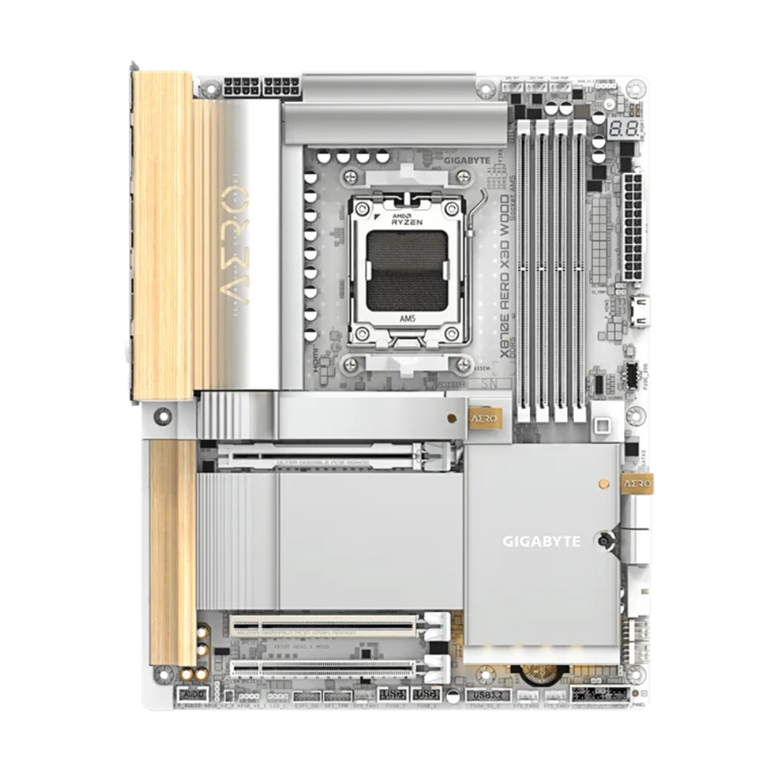 Материнская плата Gigabyte X870E AERO X3D WOOD