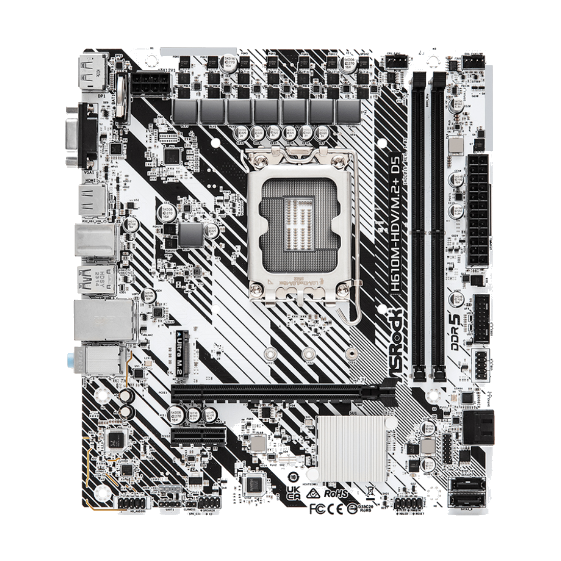 Материнская плата ASRock H610M-HDV/M.2+D5